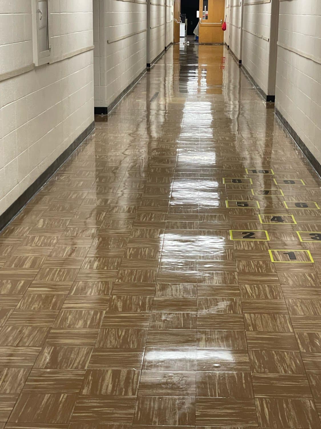 Floor after