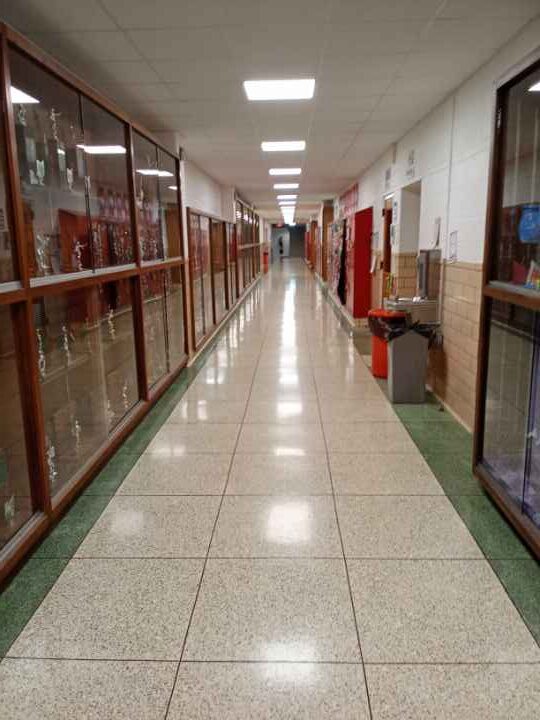 School Hallway